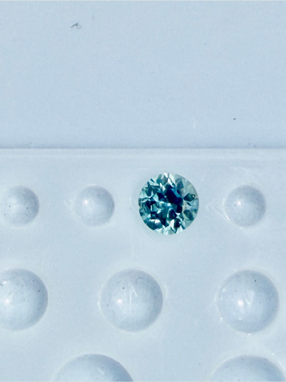 Blue sapphire 4.30mm round .40 carats total weight